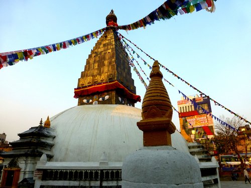 Stupa von Bodnath in Kathmandu Stupa von Bodnath in Kathmandu