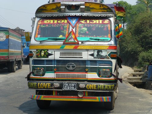 Bus in Nepal Bus in Nepal