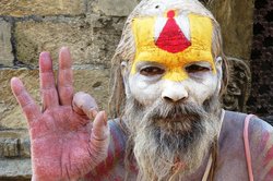 Sadhu - heiliger Mann in Nepal Sadhu - heiliger Mann in Nepal